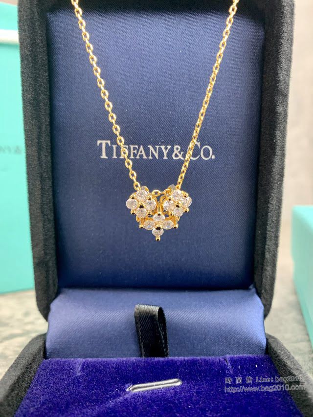 Tiffany飾品 蒂芙尼女士專櫃爆款愛心項鏈 Tiffany純銀鎖骨鏈  zgt1723